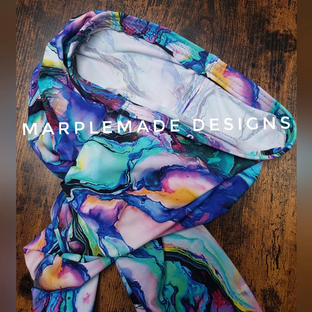 NWT* Xs/ X Long 24x35 flares💜 MarpleMade Designs  super soft yoga, low rise, - Picture 14 of 16